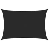 Voile d'ombrage 160 g/m² Noir 2,5x3,5 m PEHD