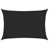 Voile d'ombrage 160 g/m² Noir 3x4 m PEHD