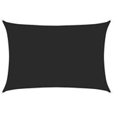 Voile d'ombrage 160 g/m² Noir 3,5x4,5 m PEHD