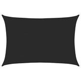 Voile d'ombrage 160 g/m² Noir 4x5 m PEHD