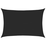 Voile d'ombrage 160 g/m² Noir 5x7 m PEHD