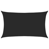 Voile d'ombrage 160 g/m² Noir 5x8 m PEHD