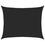 Voile d'ombrage 160 g/m² Noir 6x7 m PEHD