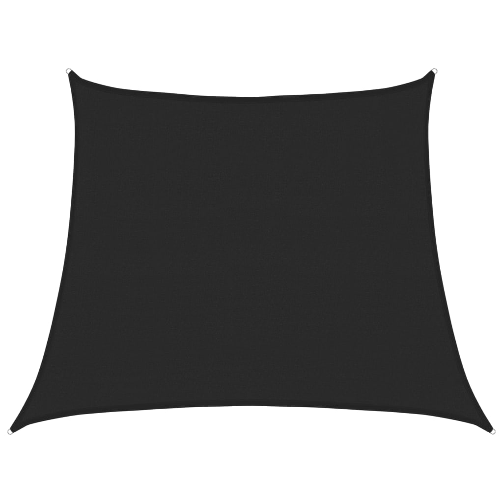 Voile d'ombrage 160 g/m² Noir 3/4x3 m PEHD