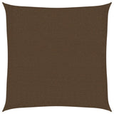 Voile d'ombrage 160 g/m² Marron 2x2 m PEHD