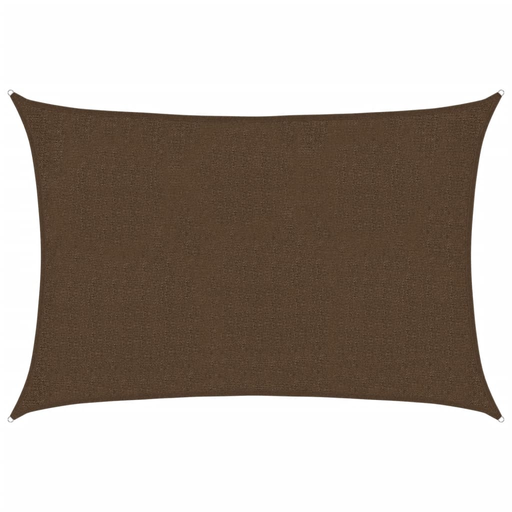 Voile d'ombrage 160 g/m² Marron 2x3 m PEHD