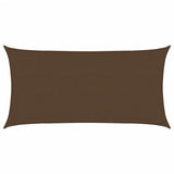 Voile d'ombrage 160 g/m² Marron 2x3,5 m PEHD