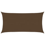 Voile d'ombrage 160 g/m² Marron 2x4 m PEHD