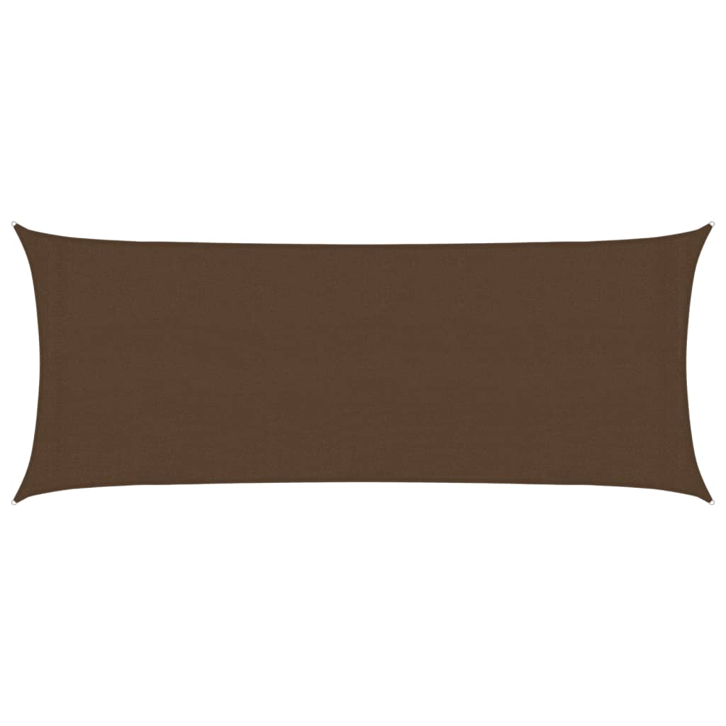 Voile d'ombrage 160 g/m² Marron 2x4,5 m PEHD