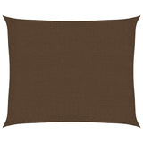 Voile d'ombrage 160 g/m² Marron 2,5x3 m PEHD