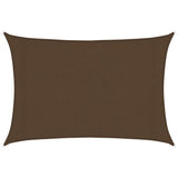 Voile d'ombrage 160 g/m² Marron 3x4 m PEHD