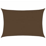 Voile d'ombrage 160 g/m² Marron 3,5x4,5 m PEHD