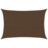 Voile d'ombrage 160 g/m² Marron 3,5x5 m PEHD