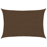 Voile d'ombrage 160 g/m² Marron 4x5 m PEHD