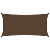 Voile d'ombrage 160 g/m² Marron 4x7 m PEHD