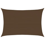 Voile d'ombrage 160 g/m² Marron 5x6 m PEHD