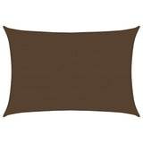 Voile d'ombrage 160 g/m² Marron 5x7 m PEHD