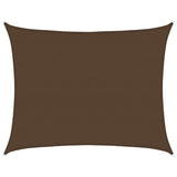 Voile d'ombrage 160 g/m² Marron 6x7 m PEHD