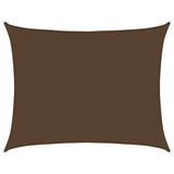 Voile d'ombrage 160 g/m² Marron 6x8 m PEHD