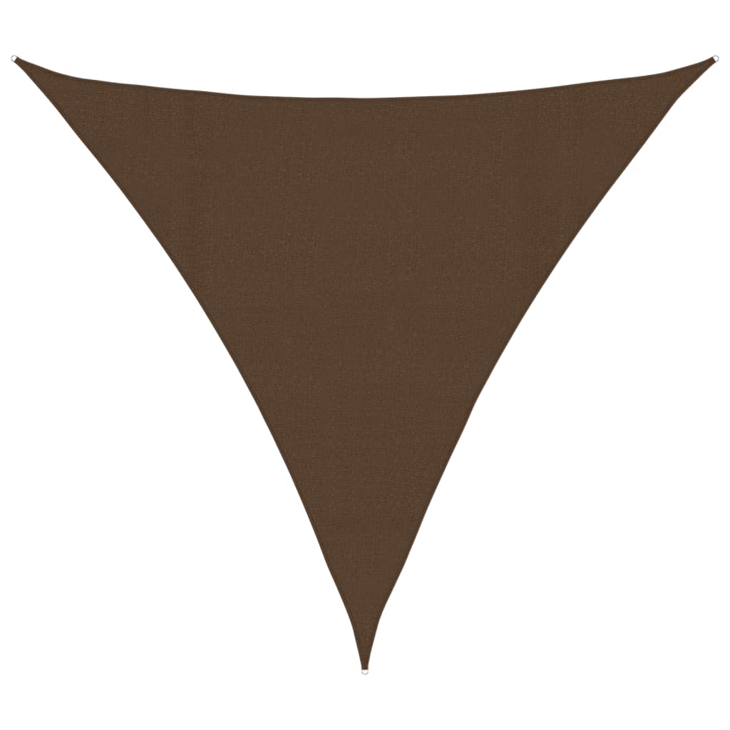 Voile d'ombrage 160 g/m² Marron 4x4x4 m PEHD