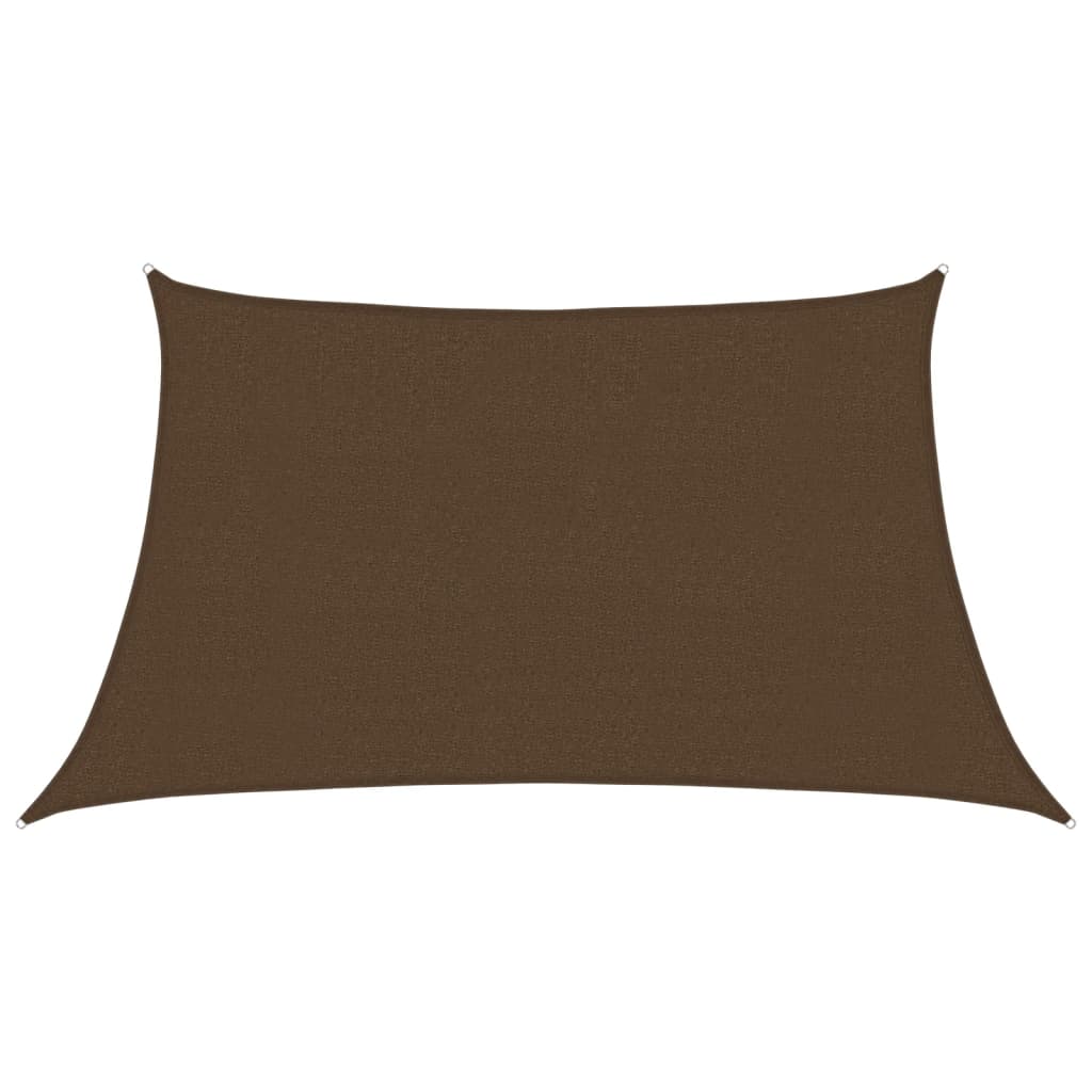 Voile d'ombrage 160 g/m² Marron 3/4x2 m PEHD