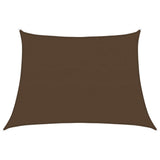 Voile d'ombrage 160 g/m² Marron 4/5x3 m PEHD