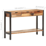 Buffet 110x35x75 cm Bois solide