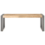 Table basse 110x60x40 cm Bois de manguier brut