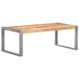 Table basse 110x60x40 cm Bois de manguier brut