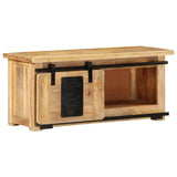 Meuble TV 90x35x40 cm Bois massif de manguier