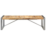 Table basse 140x70x40 cm Bois de manguier brut