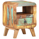 Bedside table 30x30x41 cm Solid reclaimed wood