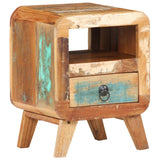 Bedside table 30x30x41 cm Solid reclaimed wood