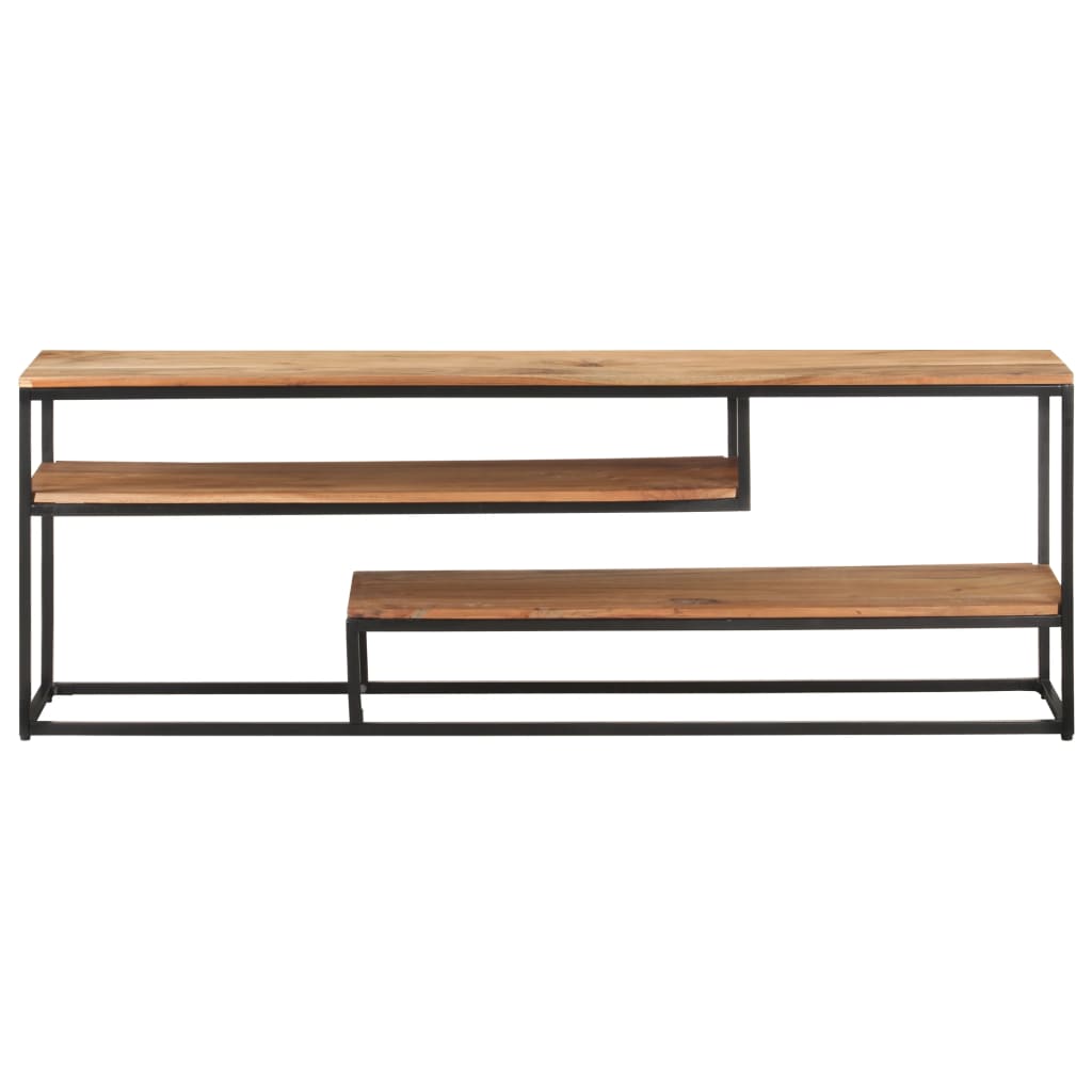 Meuble TV 130x30x45 cm Bois d'acacia massif