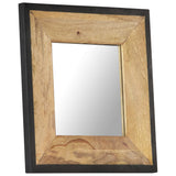 Miroir 50x50 cm Bois de manguier massif