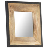 Miroir 50x50 cm Bois de manguier massif