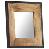 Miroir 50x50 cm Bois de manguier massif