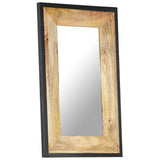 Miroir 80x50 cm Bois de manguier massif