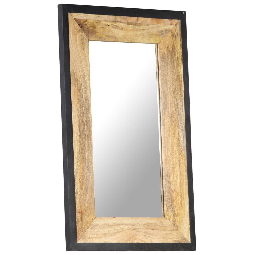 Miroir 80x50 cm Bois de manguier massif