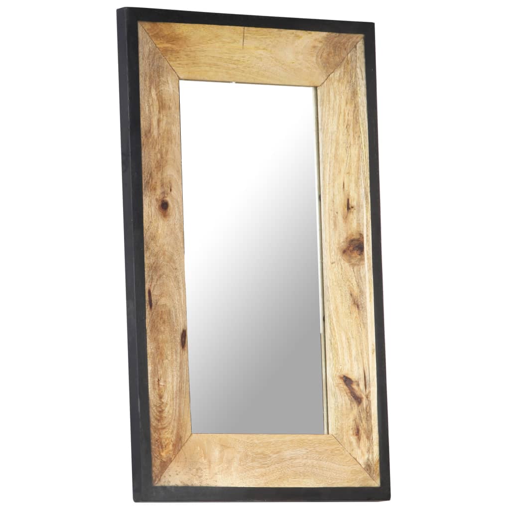 Miroir 80x50 cm Bois de manguier massif