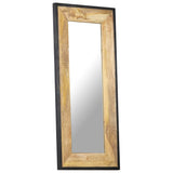 Miroir 110x50 cm Bois de manguier massif