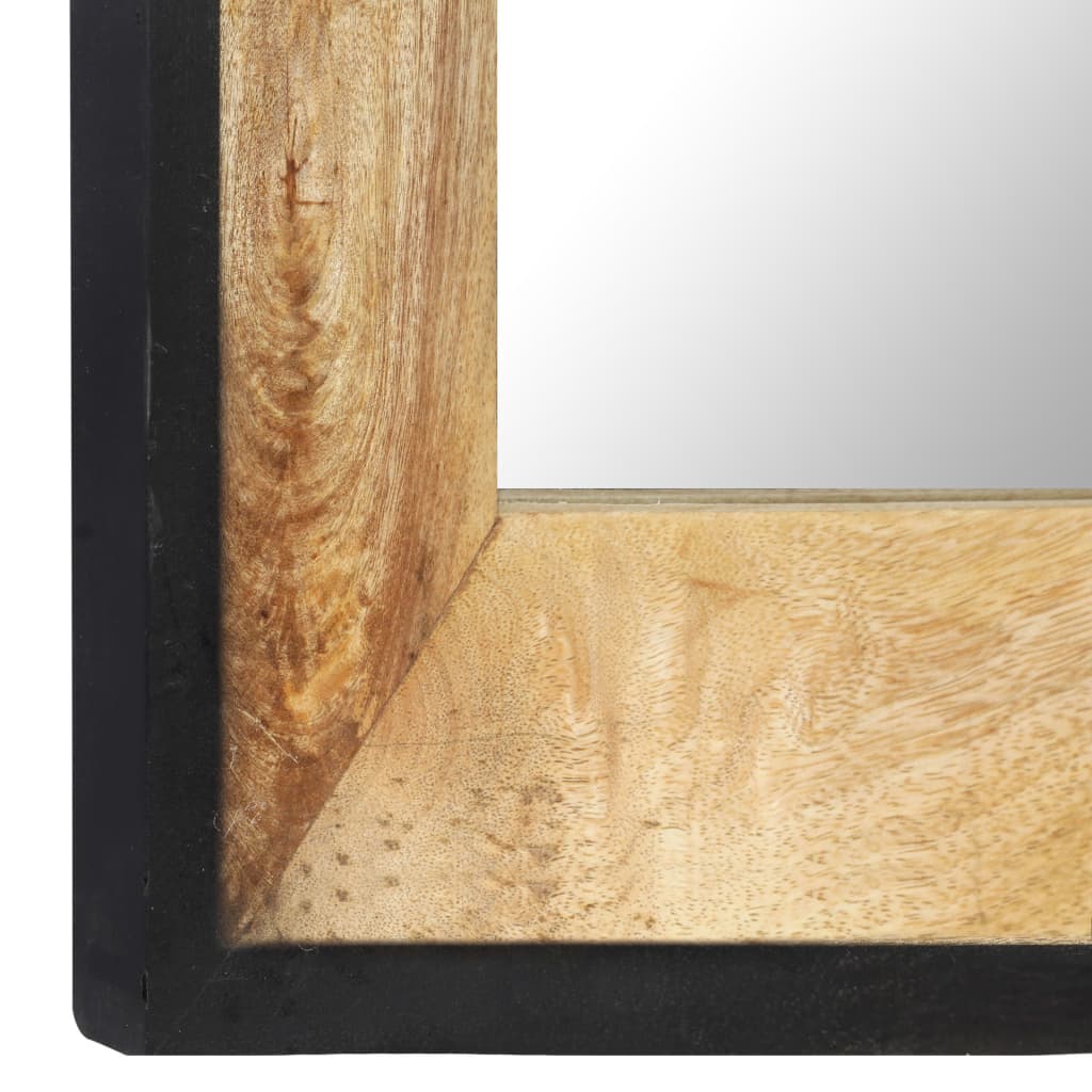 Miroir 110x50 cm Bois de manguier massif