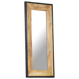 Miroir 110x50 cm Bois de manguier massif