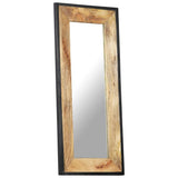 Miroir 110x50 cm Bois de manguier massif