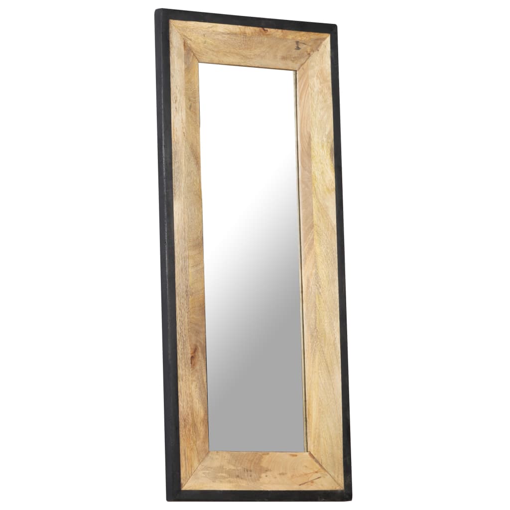 Miroir 110x50 cm Bois de manguier massif