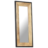 Miroir 110x50 cm Bois de manguier massif