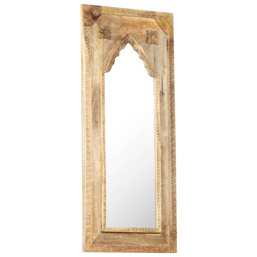 Miroir 50x3x110 cm Bois de manguier massif