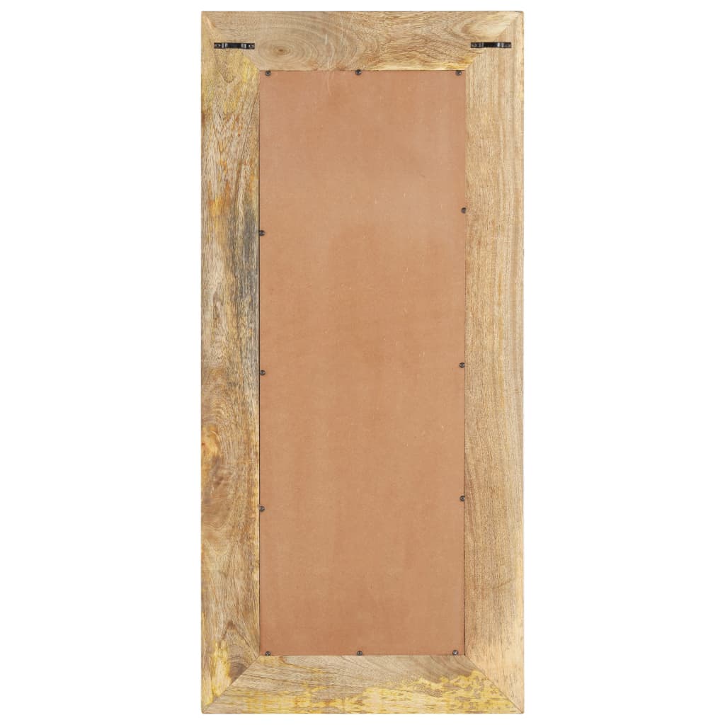 Miroir 50x3x110 cm Bois de manguier massif