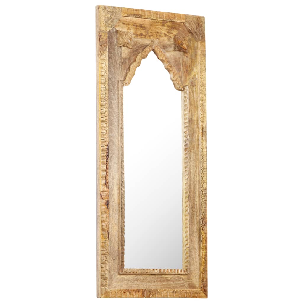 Miroir 50x3x110 cm Bois de manguier massif