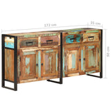 Buffet 172x35x80 cm Bois de récupération massif